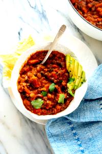 1 Serving Small Veggie Chili Soup