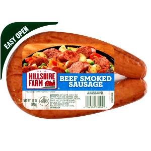 1 Serving Smoked Beef Sausage Rope Lunch Meat