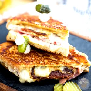 1 Serving Smoked Ham & Cheese-Sandwiches