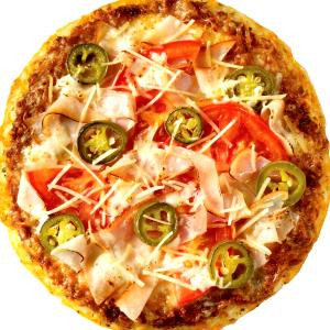 1 Serving Smoked Turkey & Jalapeno Pizza