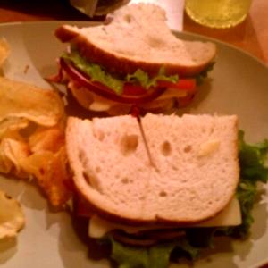 1 Serving Smoked Turkey On Sourdough