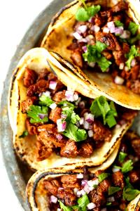 1 serving Soft Flour Tortilla Power Wagon - Pork