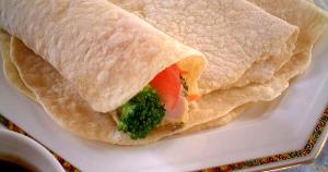 1 serving Soft Flour Tortilla Power Wagon - Tofu
