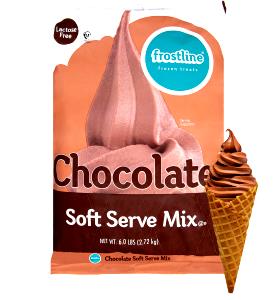 1 Serving Soft Serve - Chocolate - 8 Oz Ice Cream