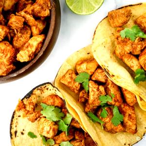1 Serving Soft Taco With Chicken (2 Tacos)