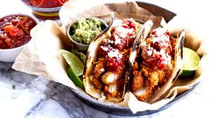 1 serving Southern Fried Chicken Tacos