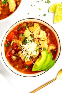 1 Serving Southwest Chicken Soup