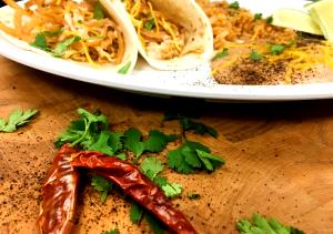 1 serving Southwest Chicken Tacos with Creamy Red Chile Sauce