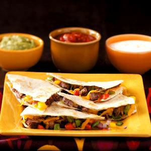 1 Serving Southwest Of Chicago Steak Quesadillas