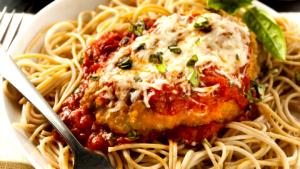 1 serving Spaghetti with Chicken Parmesan