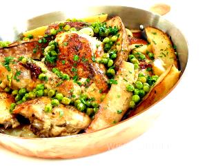 1 serving Spaghetti with Chicken Vesuvio