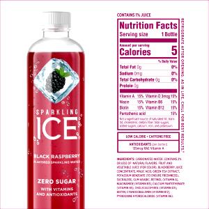 1 Serving Sparkling Water, Flavored