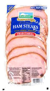 1 Serving Special Select Ham Steaks - Traditional