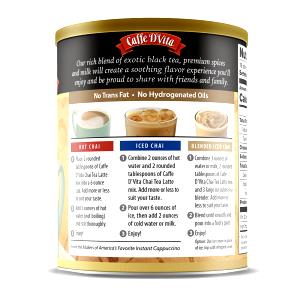 1 Serving Spiced Chai - Whole Milk - 16 Oz.