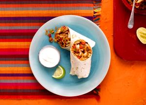1 Serving Spicy Chicken Burrito