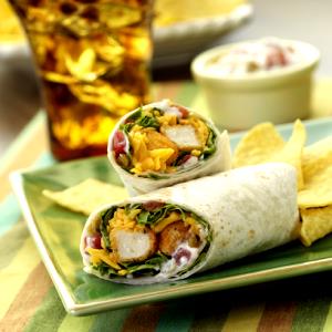 1 Serving Spicy Chicken Tender Wrap