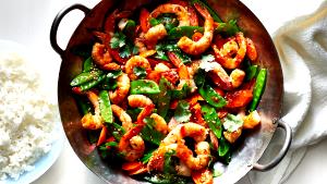 1 serving Spicy Shrimp Stir Fry