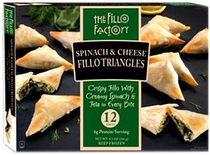 1 Serving Spinach & Cheese Fillo Appetizer (Spanakopita)