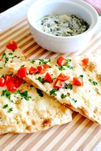 1 serving Spinach Dip with Lavosh Crackers
