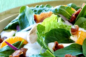 1 Serving Spinach Florentine - European Style Salad