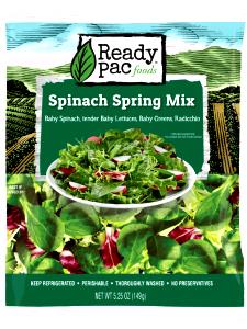 1 Serving Spinach Spring Mix - European Style Salad