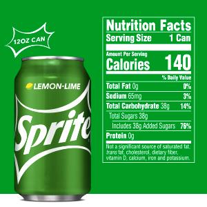 1 Serving Sprite Soda