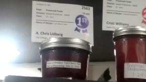 1 Serving State Fair Preserves - Cherry