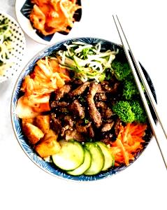 1 Serving Steak Churrasco Harvest Rice Bowl