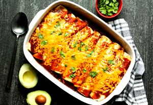 1 serving Steak Enchiladas