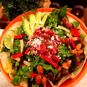 1 serving Steak Fajita Taco Salad