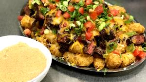 1 serving Steak Totchos