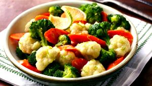 1 Serving Steamed Seasonal Vegetables