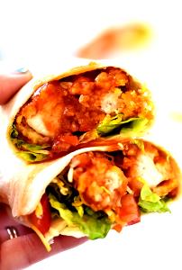 1 serving Sticky Finger Wrap with Fries