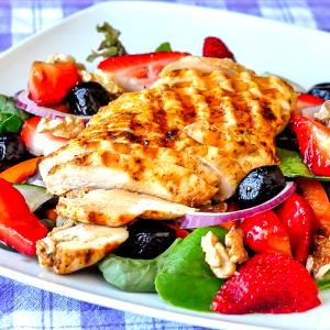 1 serving Strawberry Balsamic Chicken Salad