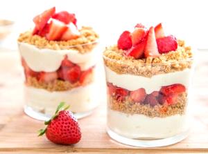 1 Serving Strawberry Banana Parfait