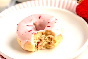 1 Serving Strawberry Filled-Yeast Donuts