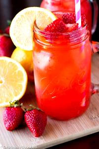 1 serving Strawberry Flavored Fresh Lemonade