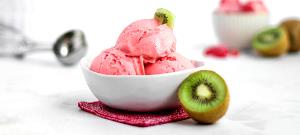 1 Serving Strawberry Kiwi Sorbet Soft Serve - Extra Large
