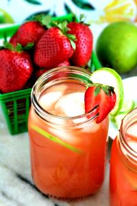 1 Serving Strawberry Limeade - Large