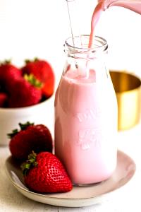 1 Serving Strawberry Milk - Big Kids