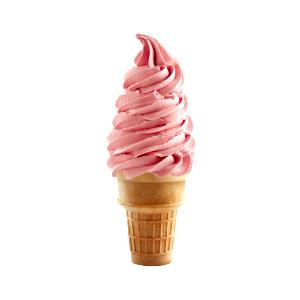 1 Serving Strawberry Soft Serve - Large
