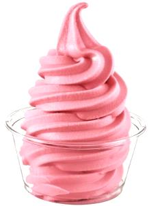 1 Serving Strawberry Soft Serve - Small