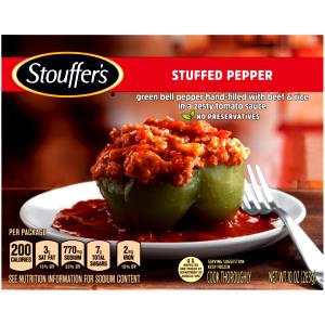 1 Serving Stuffed Peppers W/Beef, Frozen