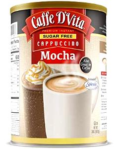 1 Serving Sugar Free Mocha With Sugar Free Flavor And Whip - Whole Milk - 16 Oz.