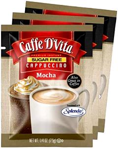 1 Serving Sugar Free Mocha With Sugar Free Flavor And Whip - Whole Milk - 24 Oz.