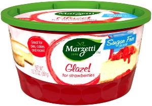 1 Serving Sugar Free Strawberry Glaze
