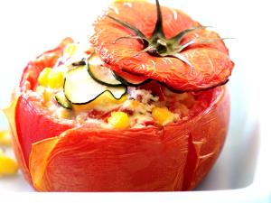 1 serving Summer Vegetable Stuffed Tomatoes