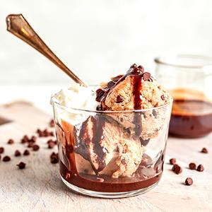 1 Serving Sundae, Chocolate Chip Cookie Dough