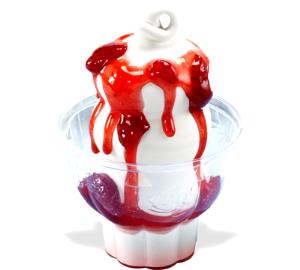 1 Serving Sundae, Strawberry - Large