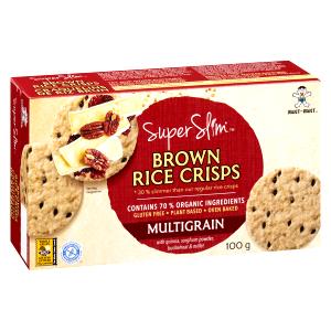 1 Serving Superslim Brown Rice Crisps Crackers - Garden Vegetable